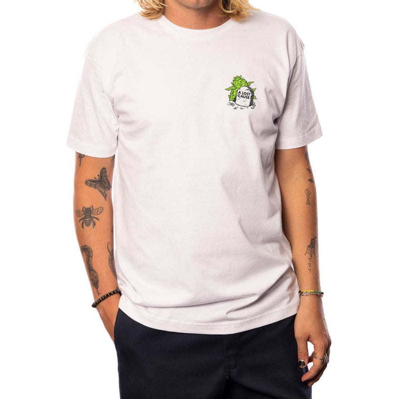 A Lost Cause - High Life Tee: White / L - - Synik Clothing - synikclothing.com