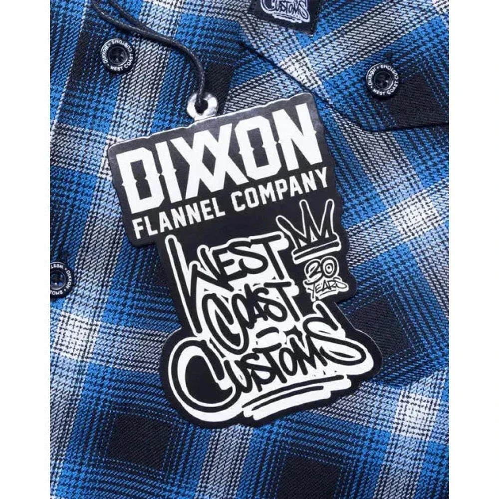 DIXXON-FLANNEL-WEST-COAST-CUSTOMS-30-YEAR-WITH-BAG - FLANNEL - Synik Clothing - synikclothing.com