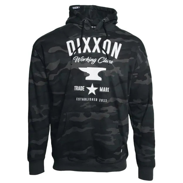 DIXXON-FLANNEL-WHITE-TM-WORKING-CLASS-HOODIE - PULLOVER HOODIE - Synik Clothing - synikclothing.com