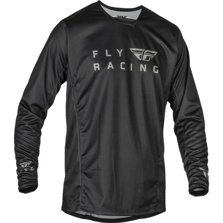 FLY-RACING-RADIUM-BLACK-GREY-JERSEY - Riding Gear - Synik Clothing - synikclothing.com