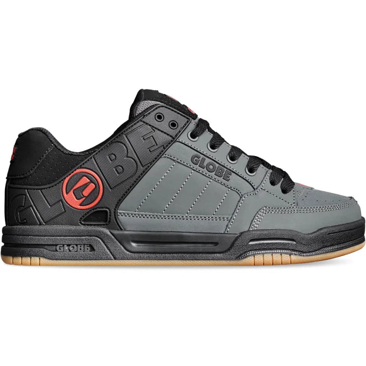 GLOBE-SHOES-TILT-DARK-BLACK/GREY/RED