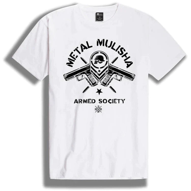 METAL-MULISHA-MENS-KNIT-SS-TEE-STRAPPED - Men's Knit S/S Tee - Synik Clothing - synikclothing.com