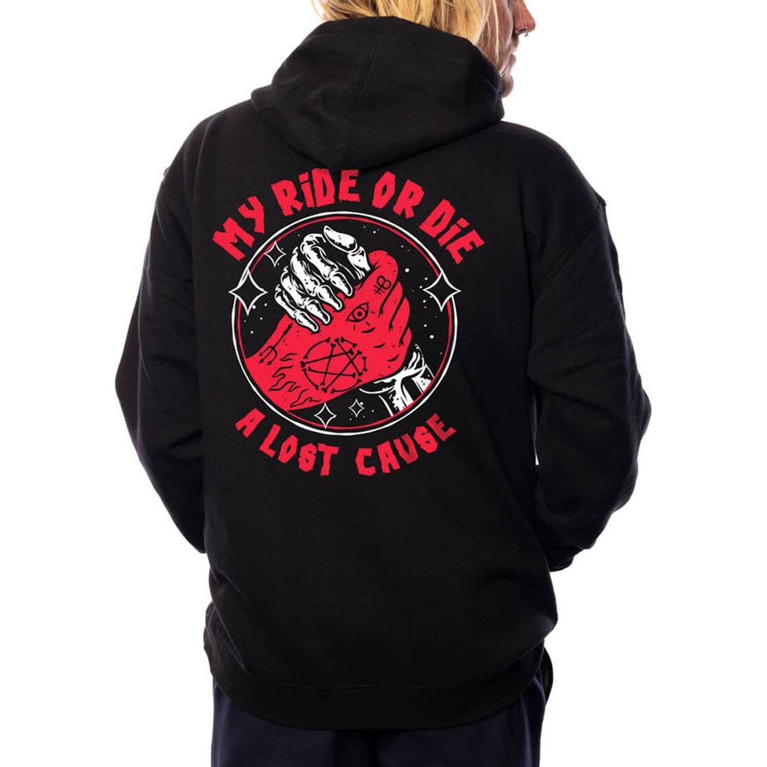 A Lost Cause - Ride Or Die Hoodie: Black / XXL - - Synik Clothing - synikclothing.com