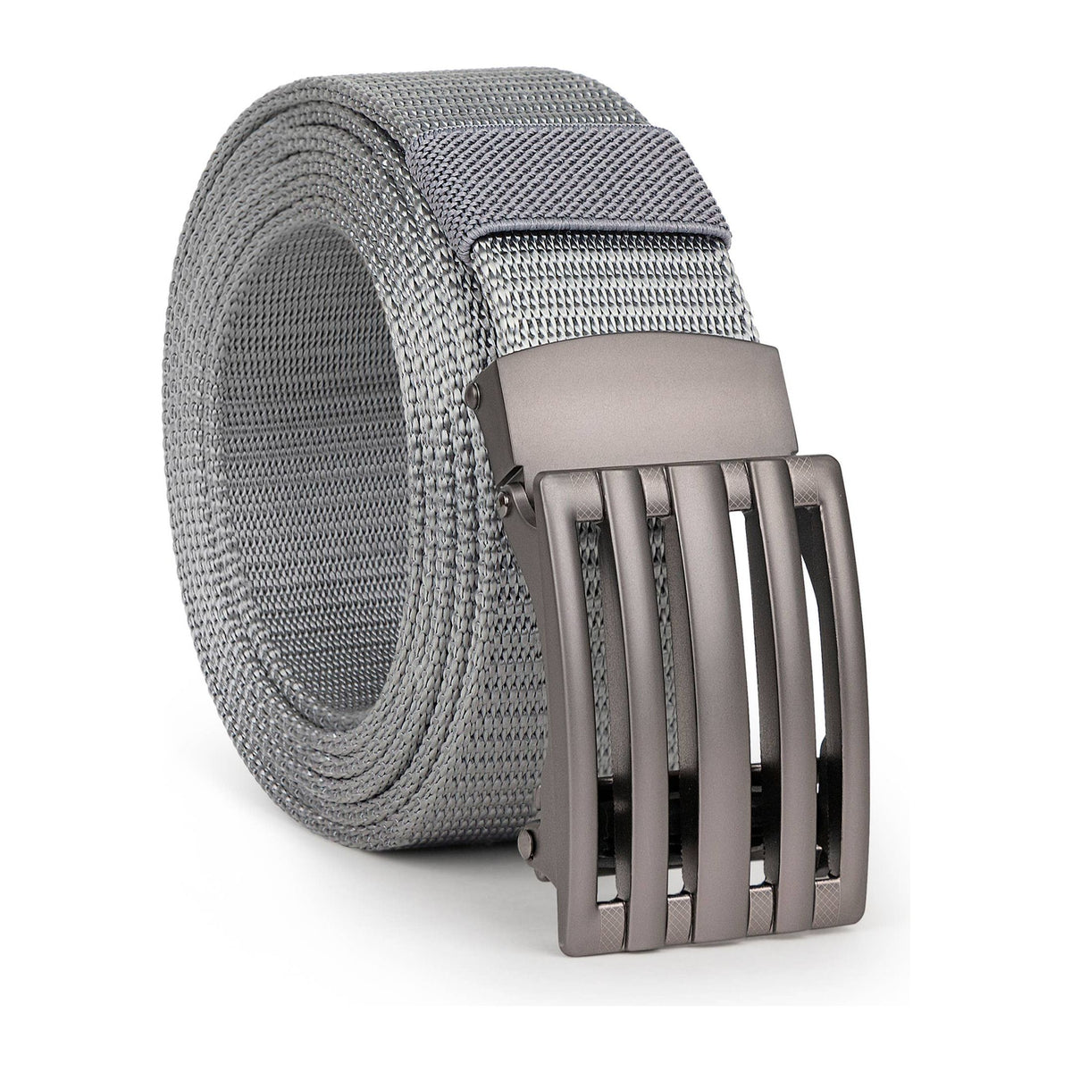 Mio Marino - Mens Tactical Ratchet Golf Belt: Adjustable from 28" to 44" Waist / Light Gray - BELT - Synik Clothing - synikclothing.com