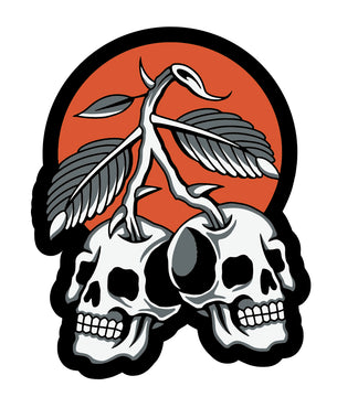 LAST CALL CO. CHERRIES STICKER