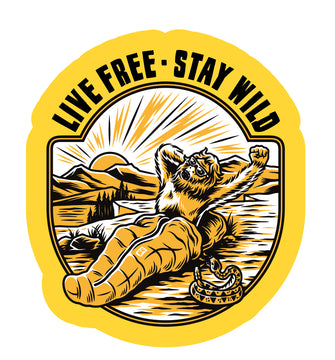 LAST CALL CO. STAY WILD STICKER