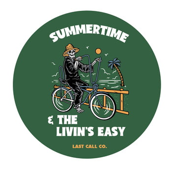 LAST CALL CO. SUMMERTIME STICKER