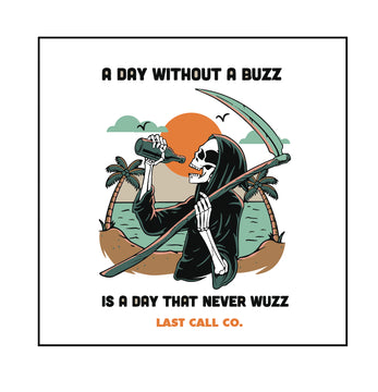 LAST CALL CO. WUZZ STICKER