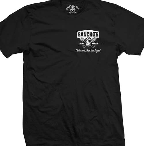 Cartel Ink - Sancho's Auto Repair Men's Graphic T-Shirt