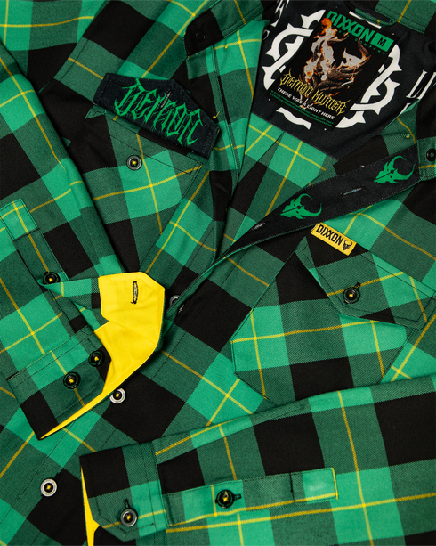 DIXXON YOUTH DEMON HUNTER COLLAB FLANNEL WITH BAG