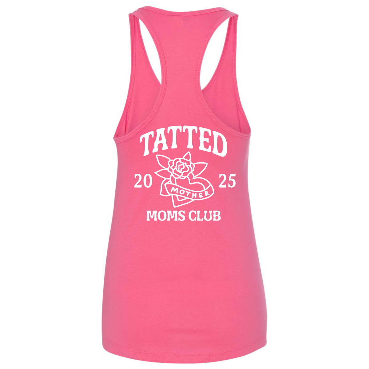 INK ADDICT WOMEN'S TATTED MOM'S CLUB RACERBACK TANK