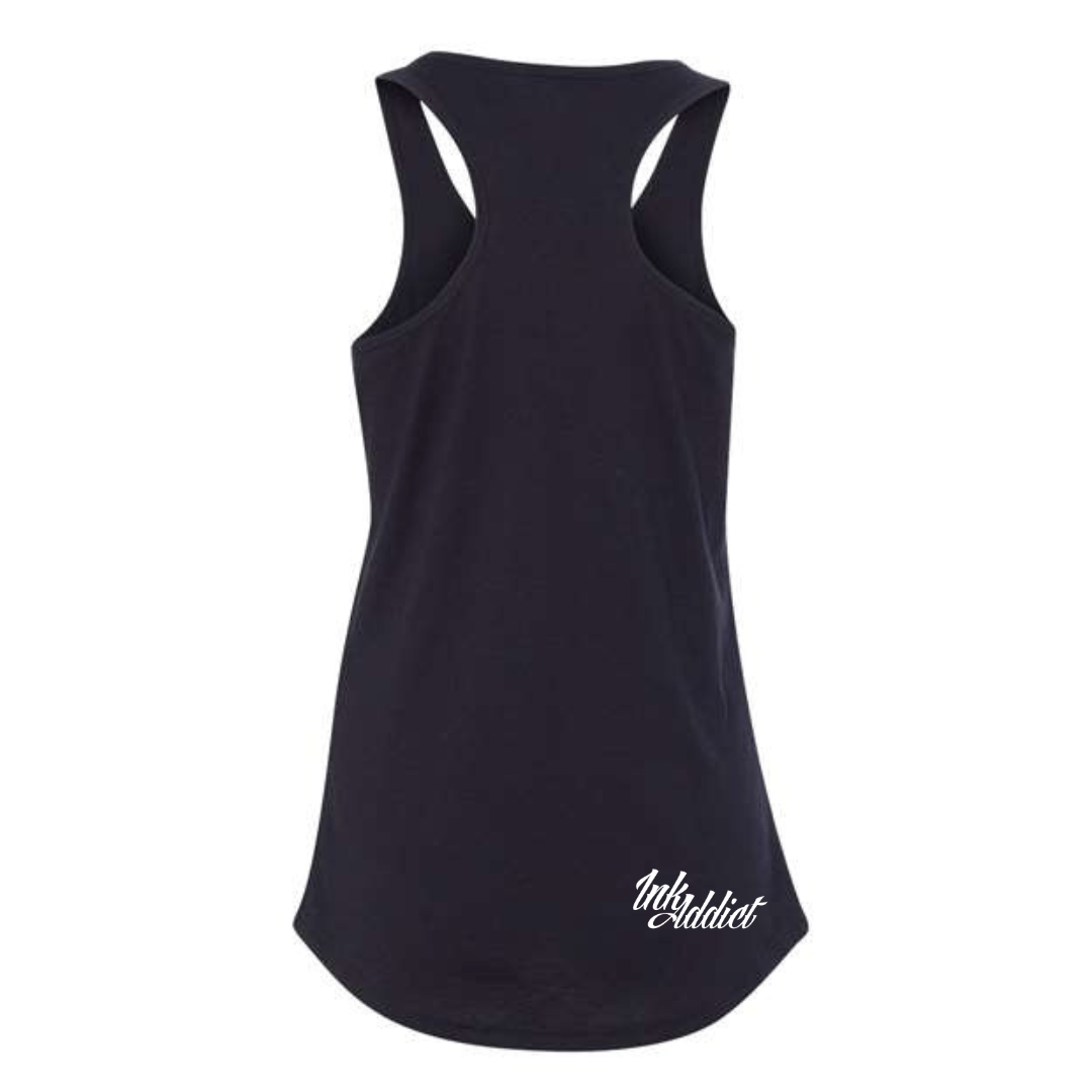 INK ADDICT WOMEN'S GOOD MOMS RACERBACK TANK