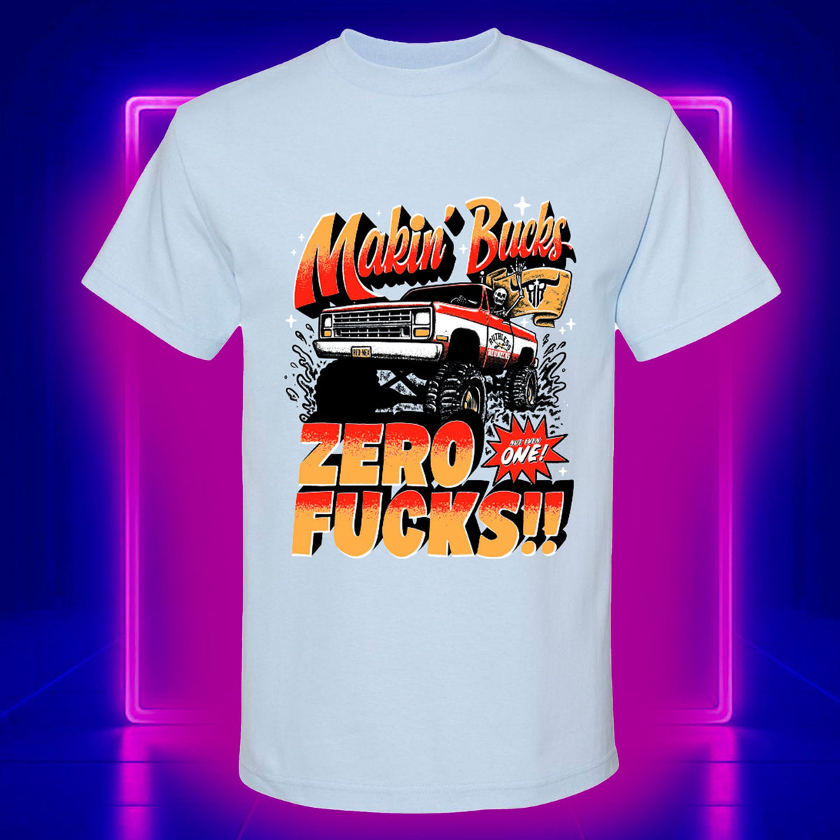 RUTHLESS REDNECKS MBZF STRAIGHT AXLE S/S TEE