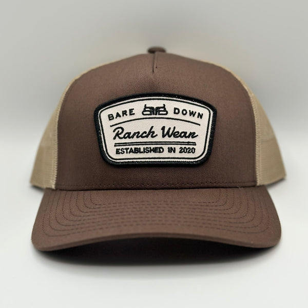 BAREDOWN BRAND RANCHER BROWN/KHAKI SNAPBACK