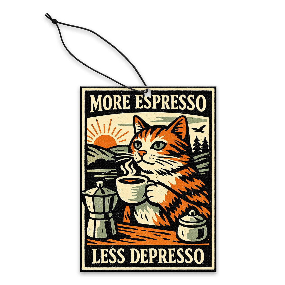 Shady Front - More Espresso Less Depresso Air Freshener