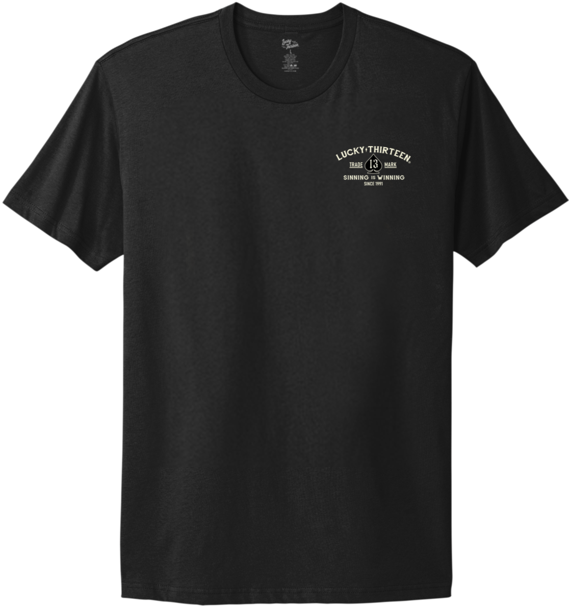 Lucky 13 SINNING IS WINNING MEN'S T-SHIRT