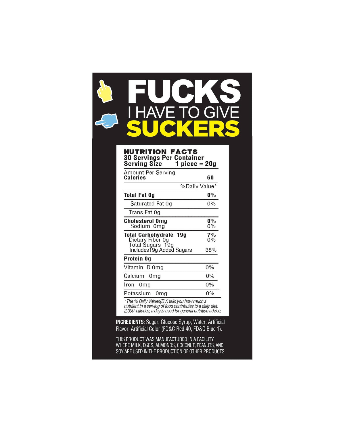 Little Genie Productions - F*cks I Have to Give Suckers -Display of 30
