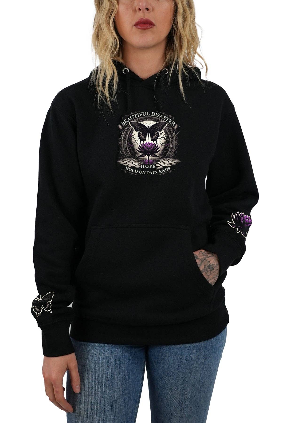 Beautiful Disaster - H.O.P.E Pullover Hoodie