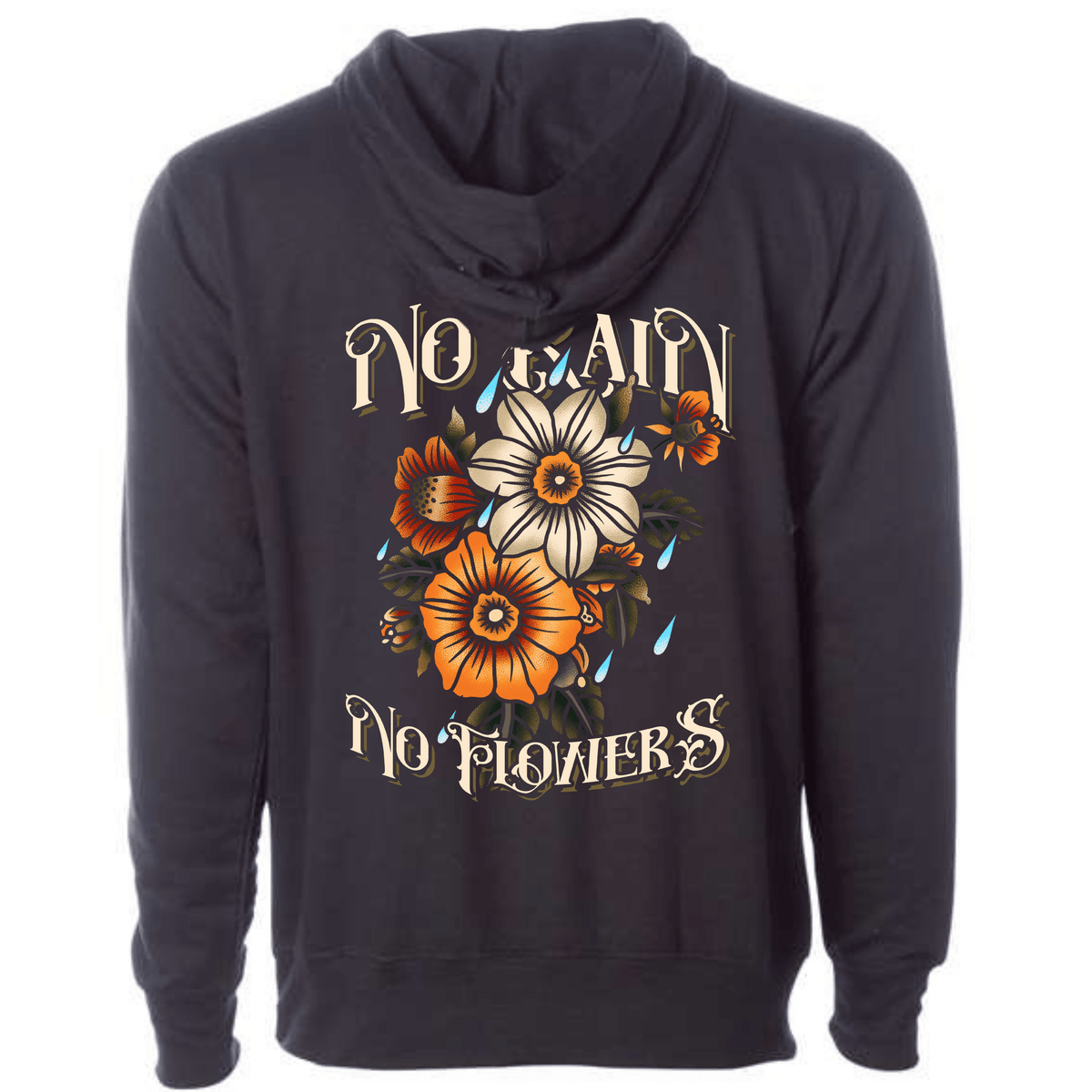 INK ADDICT NO FLOWERS WOMEN'S PULLOVER HOODIE