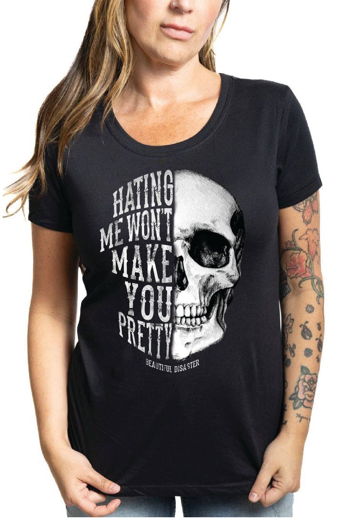 Beautiful Disaster - Hating Me Scoop Tee
