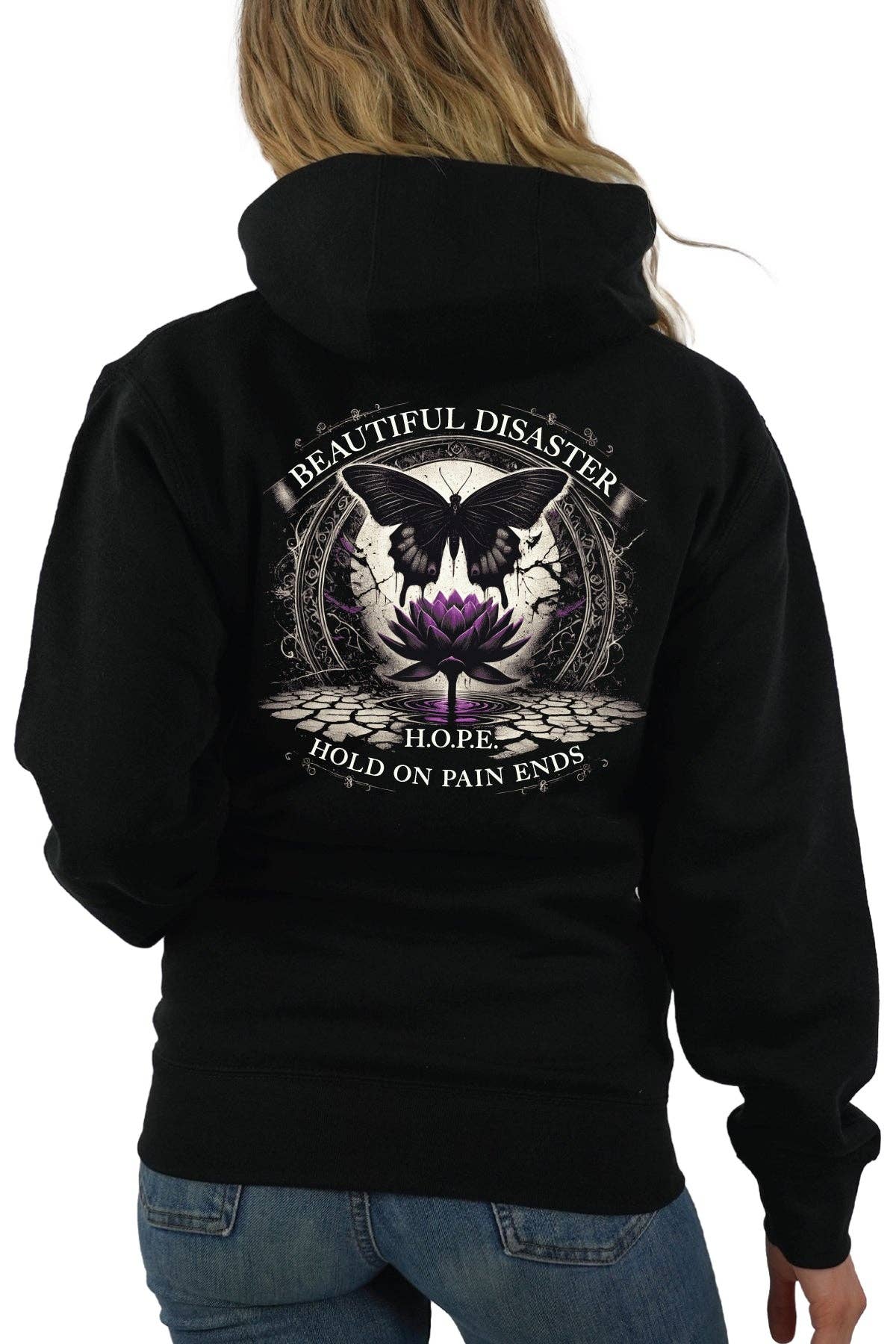 Beautiful Disaster - H.O.P.E. Zip Hoodie