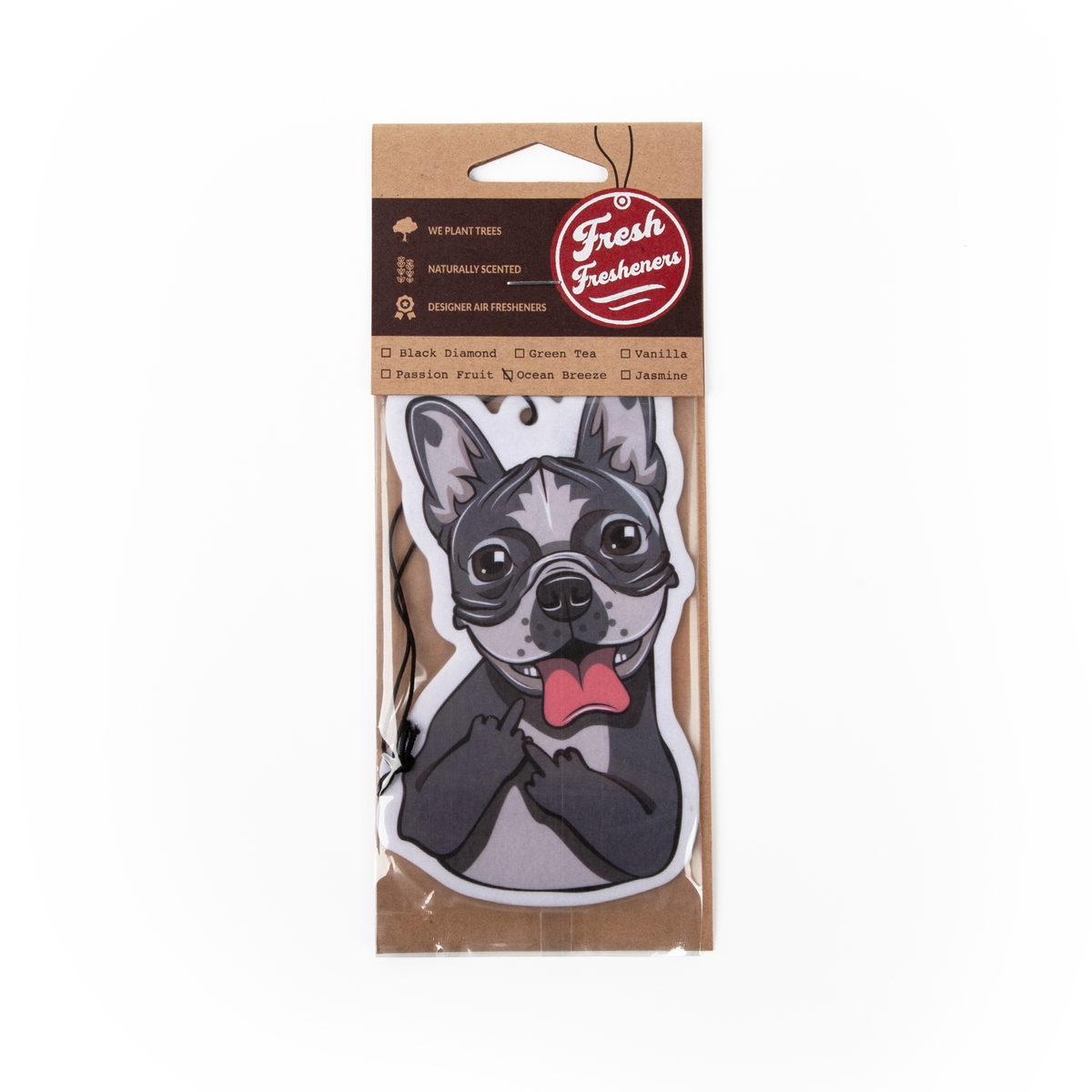 Fresh Fresheners - Frenchie With An Attitude Air Freshener Pack of 12