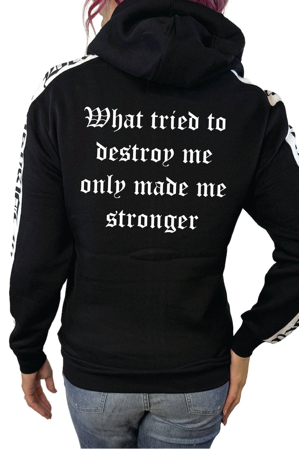 Beautiful Disaster - Badge Of Honor Zip Hoodie