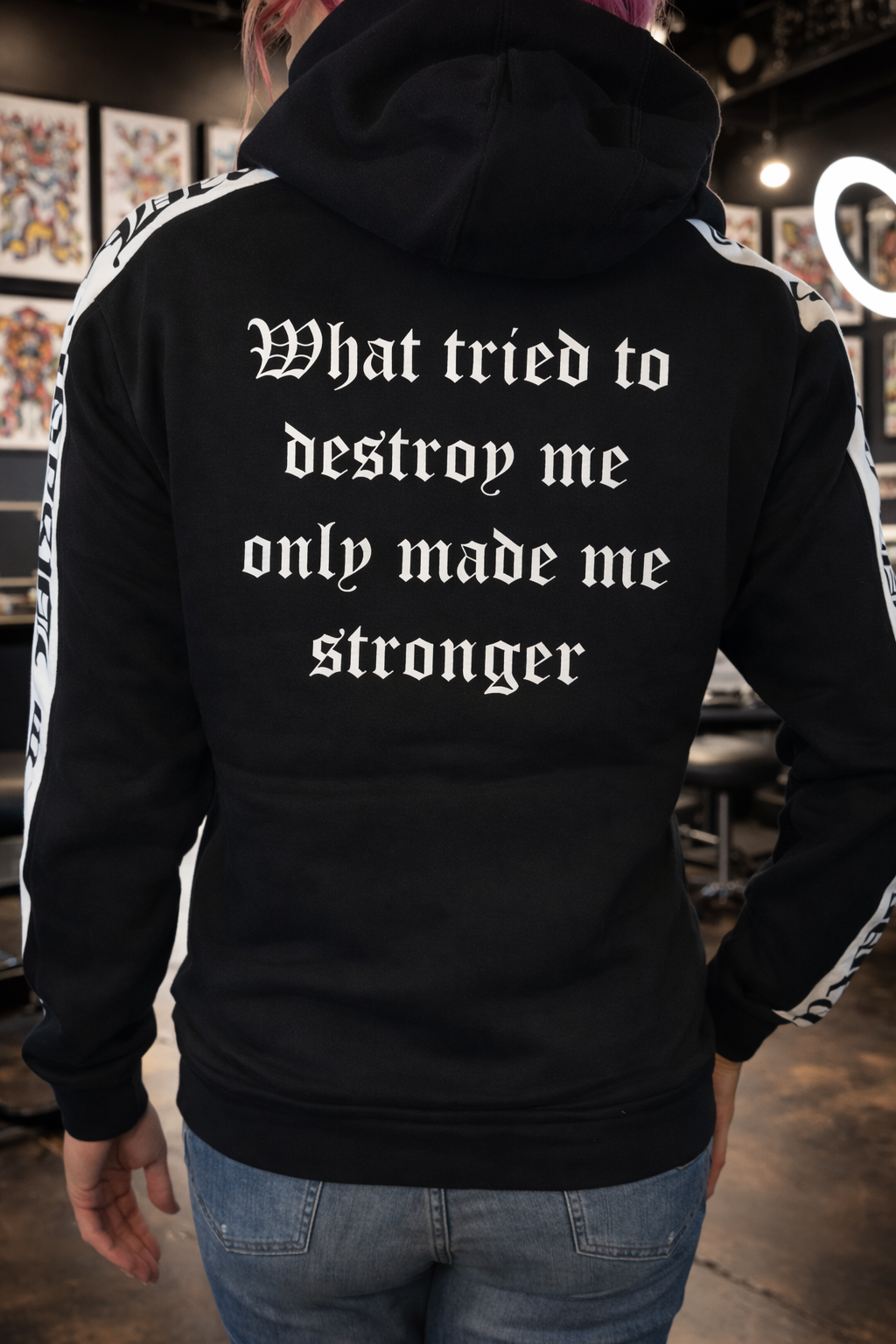 Beautiful Disaster - Badge Of Honor Zip Hoodie