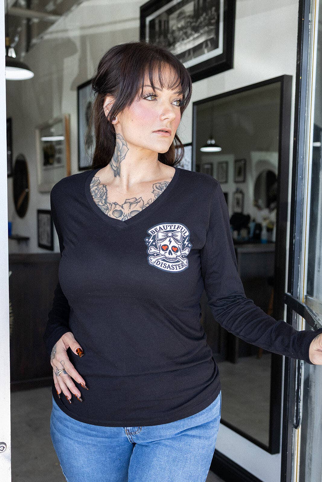 Beautiful Disaster - Badge Of Honor Long Sleeve