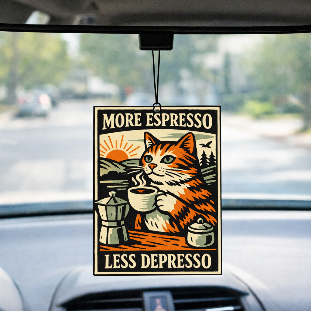 Shady Front - More Espresso Less Depresso Air Freshener
