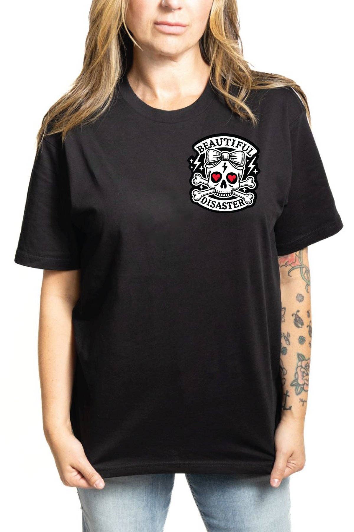 Beautiful Disaster - Badge Of Honor Unisex Tee