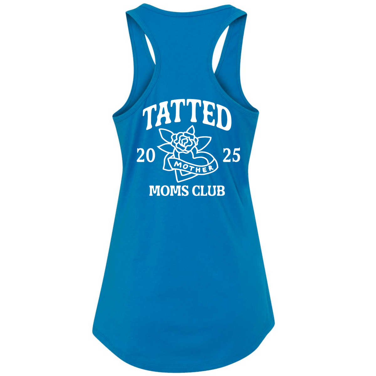 INK ADDICT WOMEN'S TATTED MOM'S CLUB RACERBACK TANK