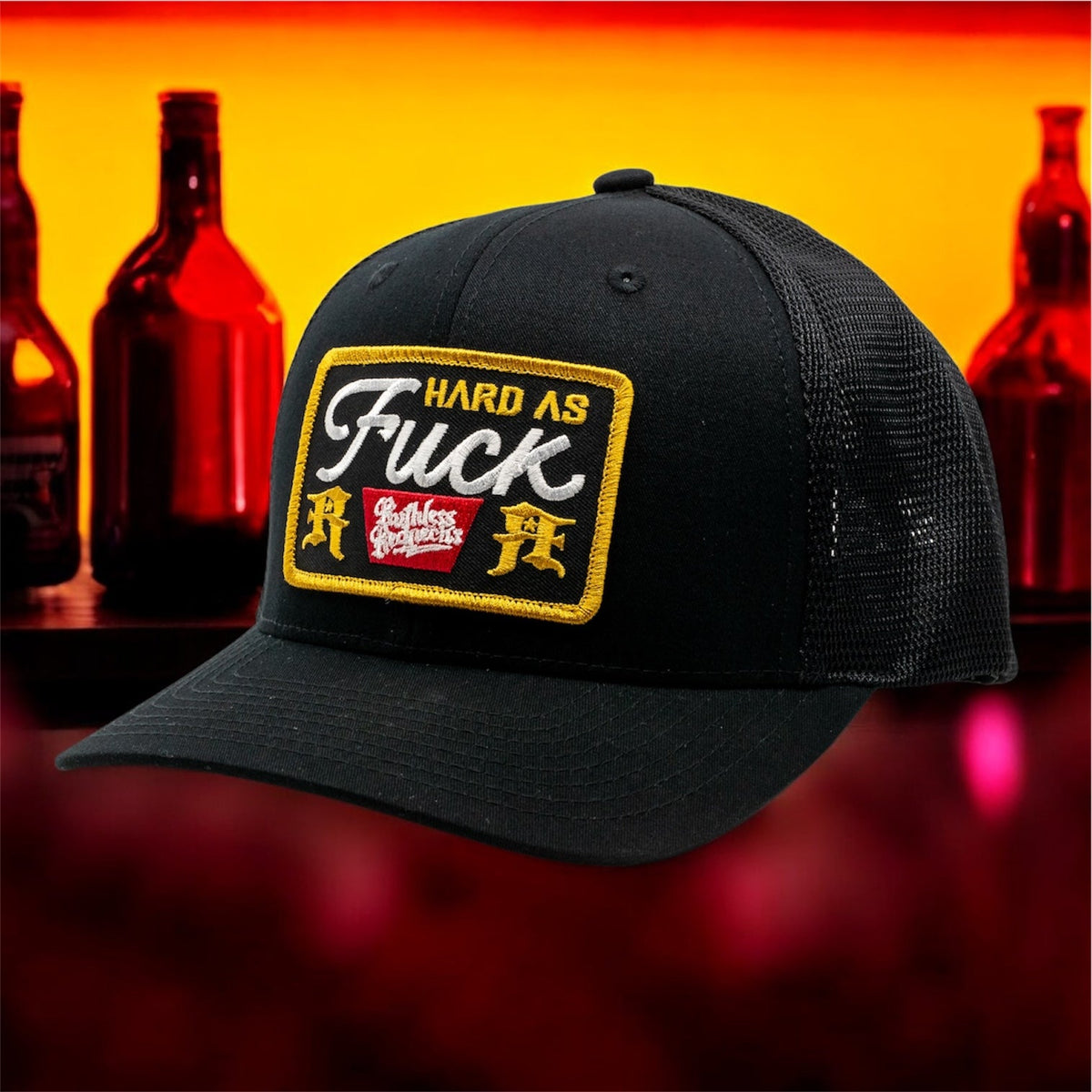RUTHLESS REDNECKS BLACK LABEL CURVED BRIM