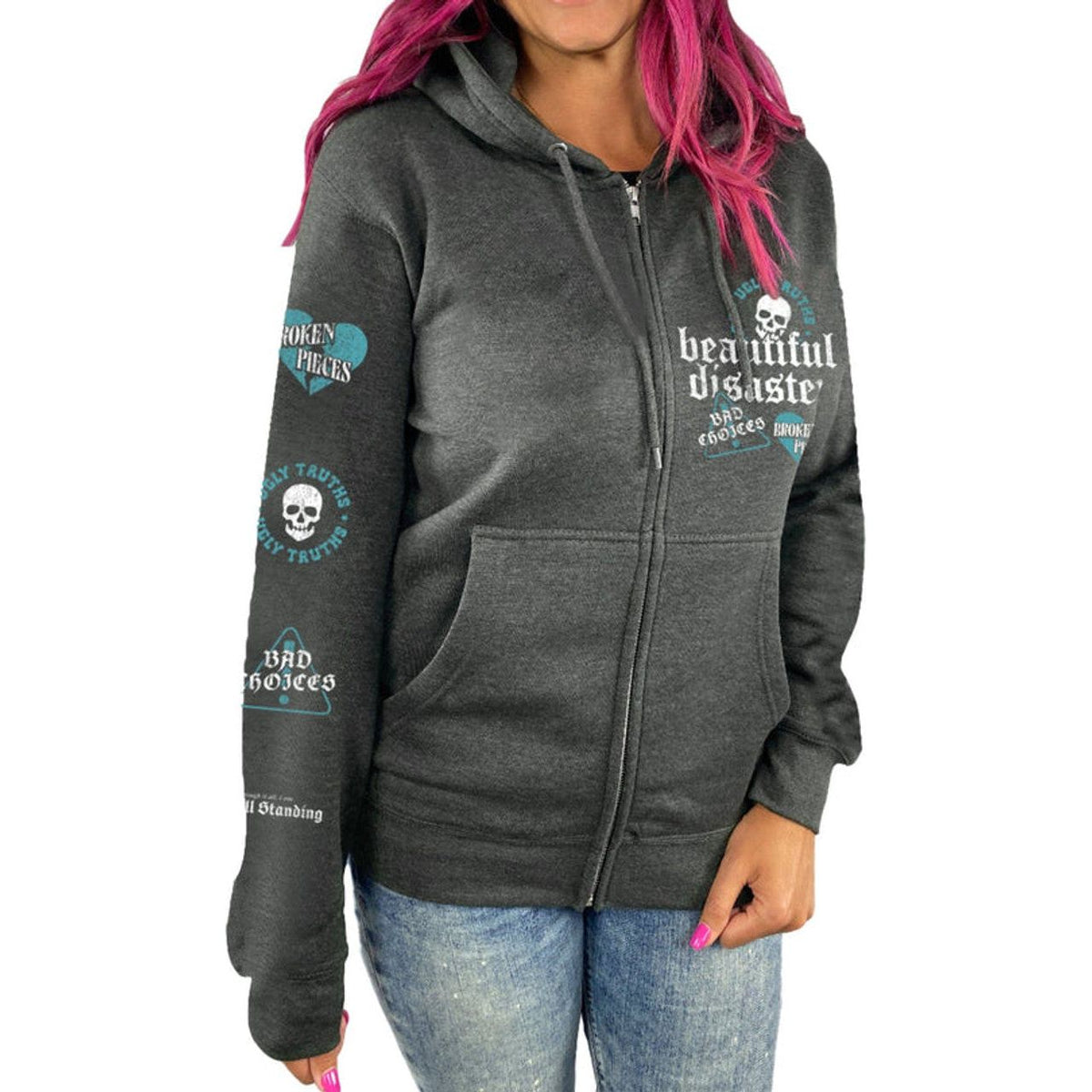 BEAUTIFUL DISASTER Still Standing Zip-up