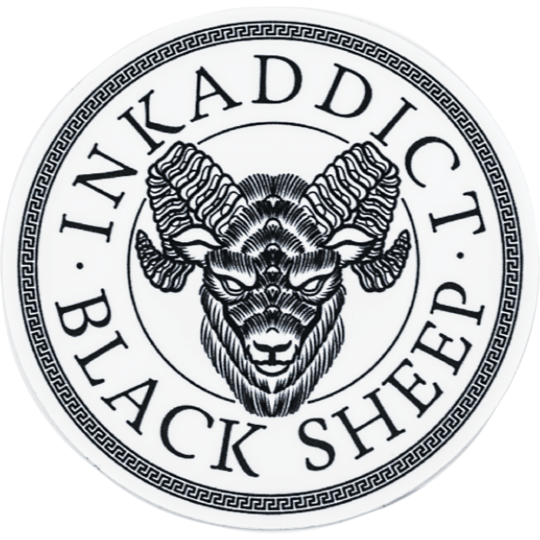 INK ADDICT BLACK SHEEP STICKER