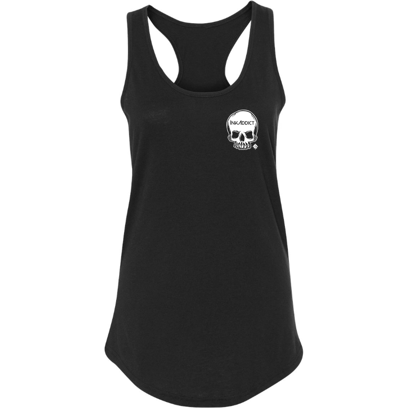 INK ADDICT WOMEN'S FIND WHAT YOU LOVE RACERBACK TANK