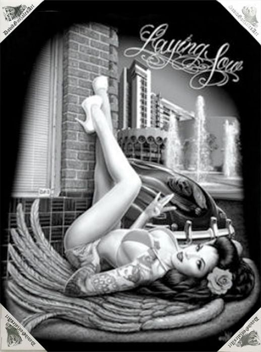 DGA- LAYING LOW- CANVAS ART 12X16