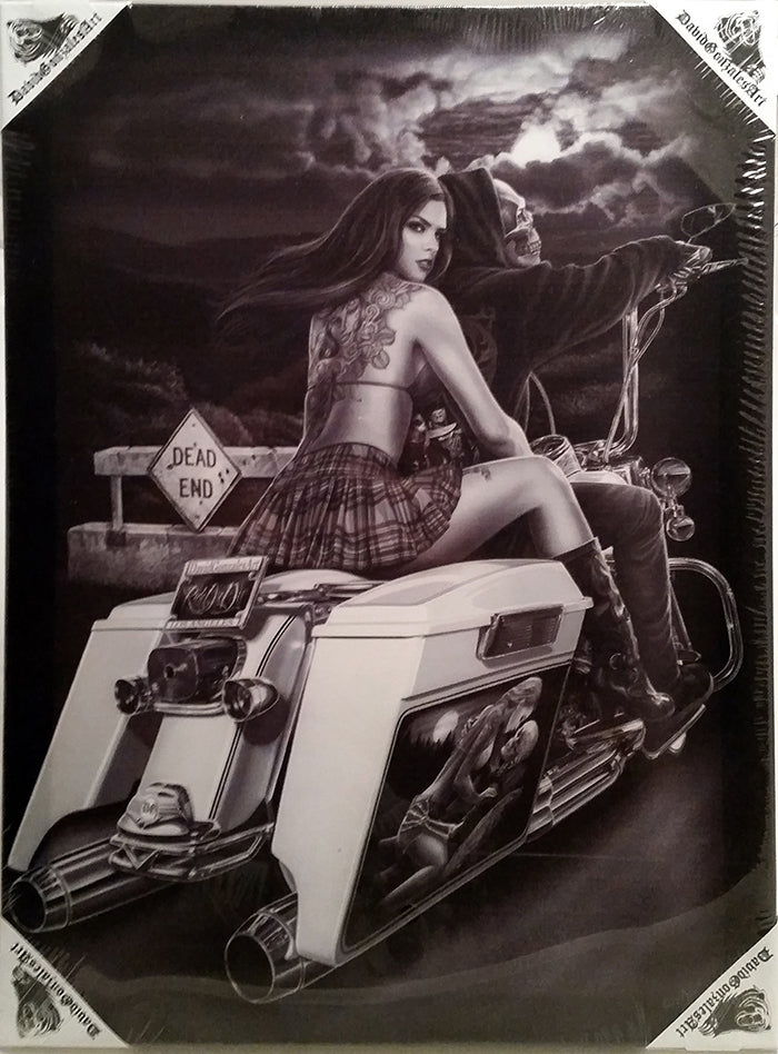 DGA- ROD- DEAD END- CANVAS ART 12X16