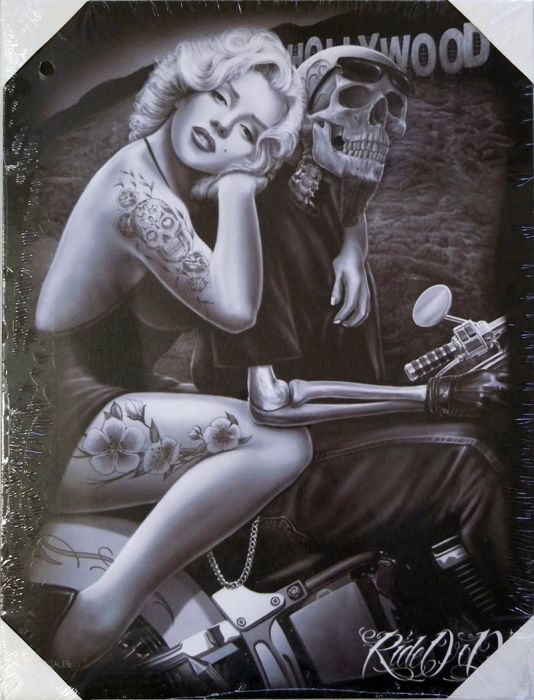 DGA- ROD- HLYWD HMGIRL- CANVAS ART 12X16