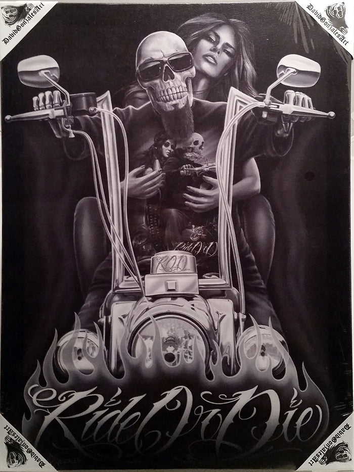 DGA- ROD- MY OLD LADY- CANVAS ART 12X16