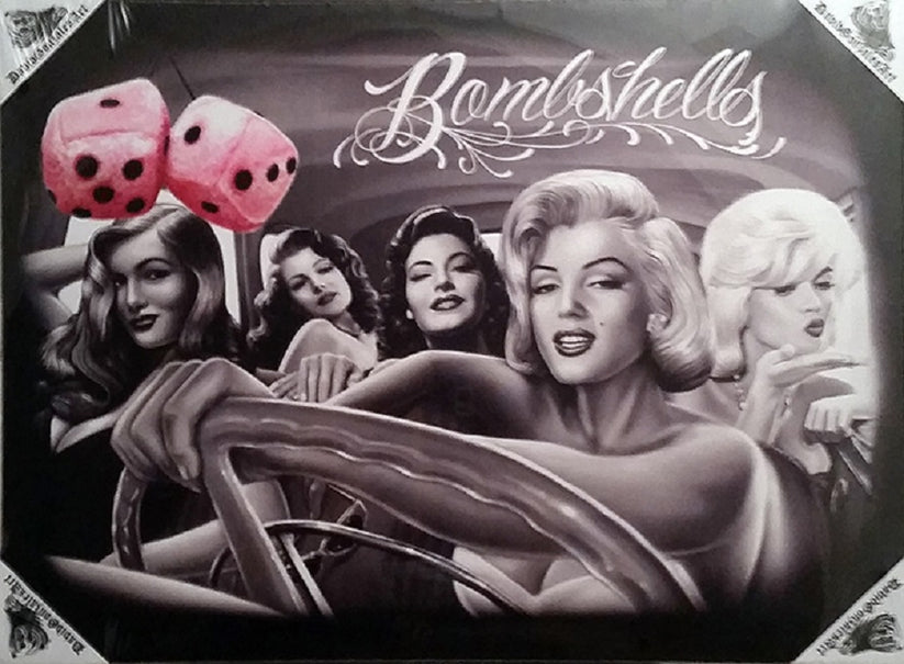 DGA- BOMBSHELL- CANVAS ART 12X16