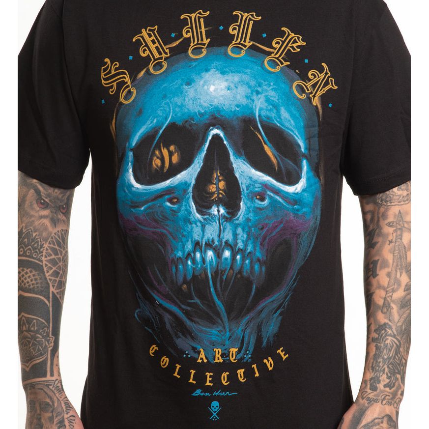 SULLEN ART BLHUR SKULLS S/S TEE BLACK T-SHIRT FA24