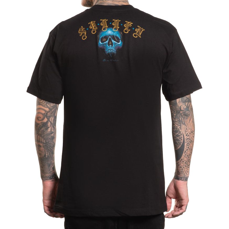 SULLEN ART BLHUR SKULLS S/S TEE BLACK T-SHIRT FA24