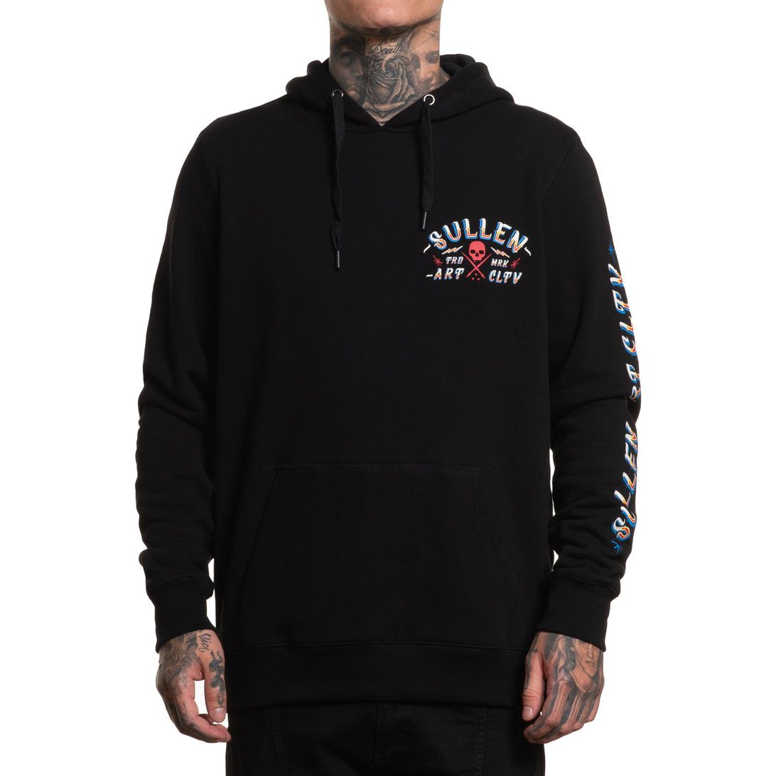 SULLEN ART SKIN PAINTERPULLOVER HOODIE