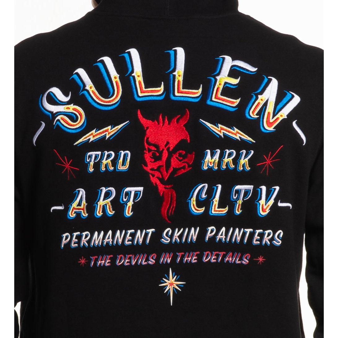 SULLEN ART SKIN PAINTERPULLOVER HOODIE