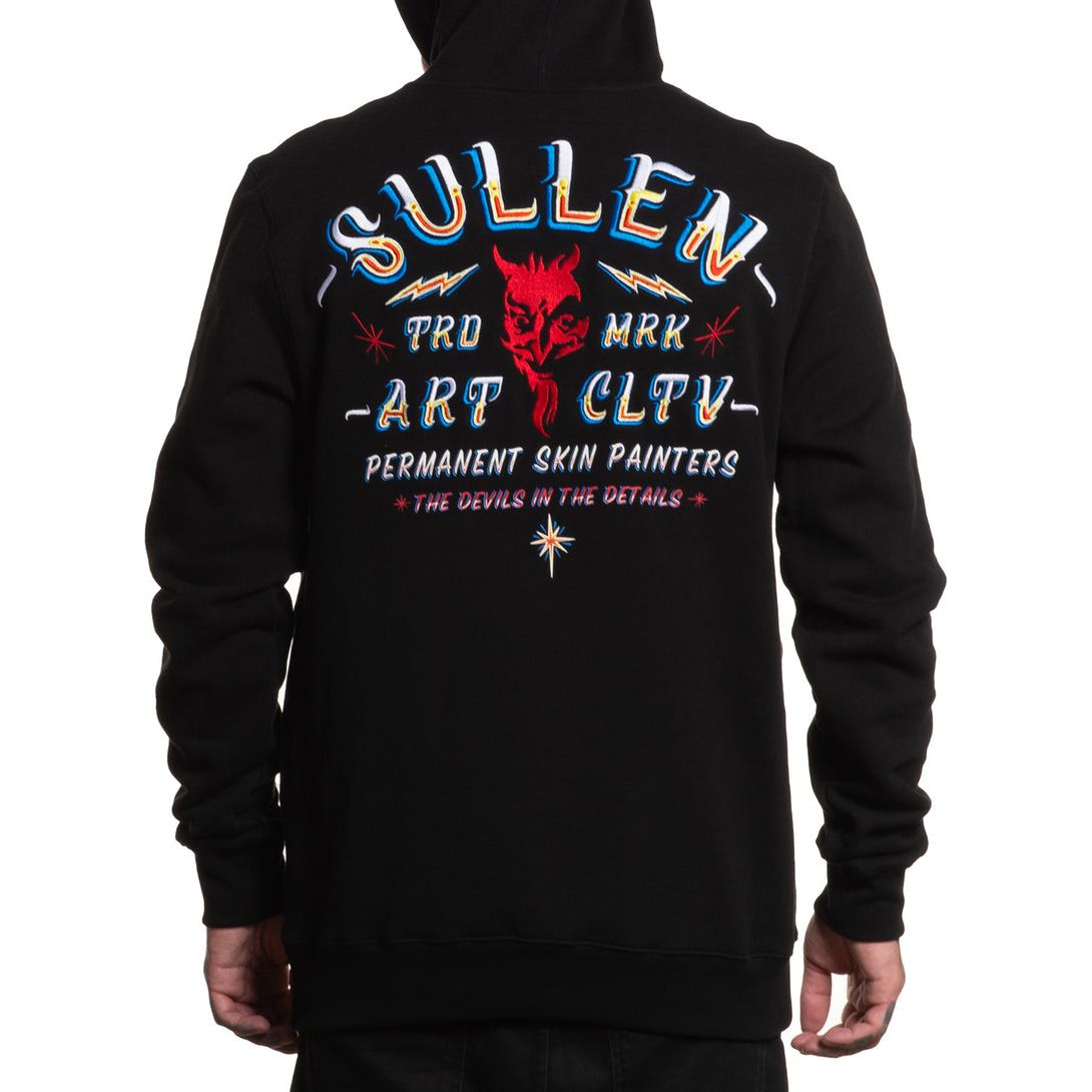 SULLEN ART SKIN PAINTERPULLOVER HOODIE