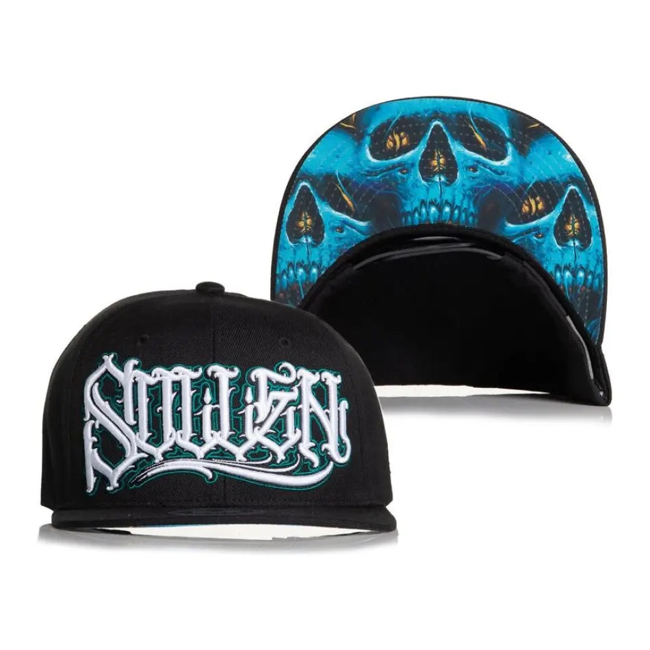 SULLEN ART COLLECTIVE  BLHUR SKULLS SNAPBACK FA24