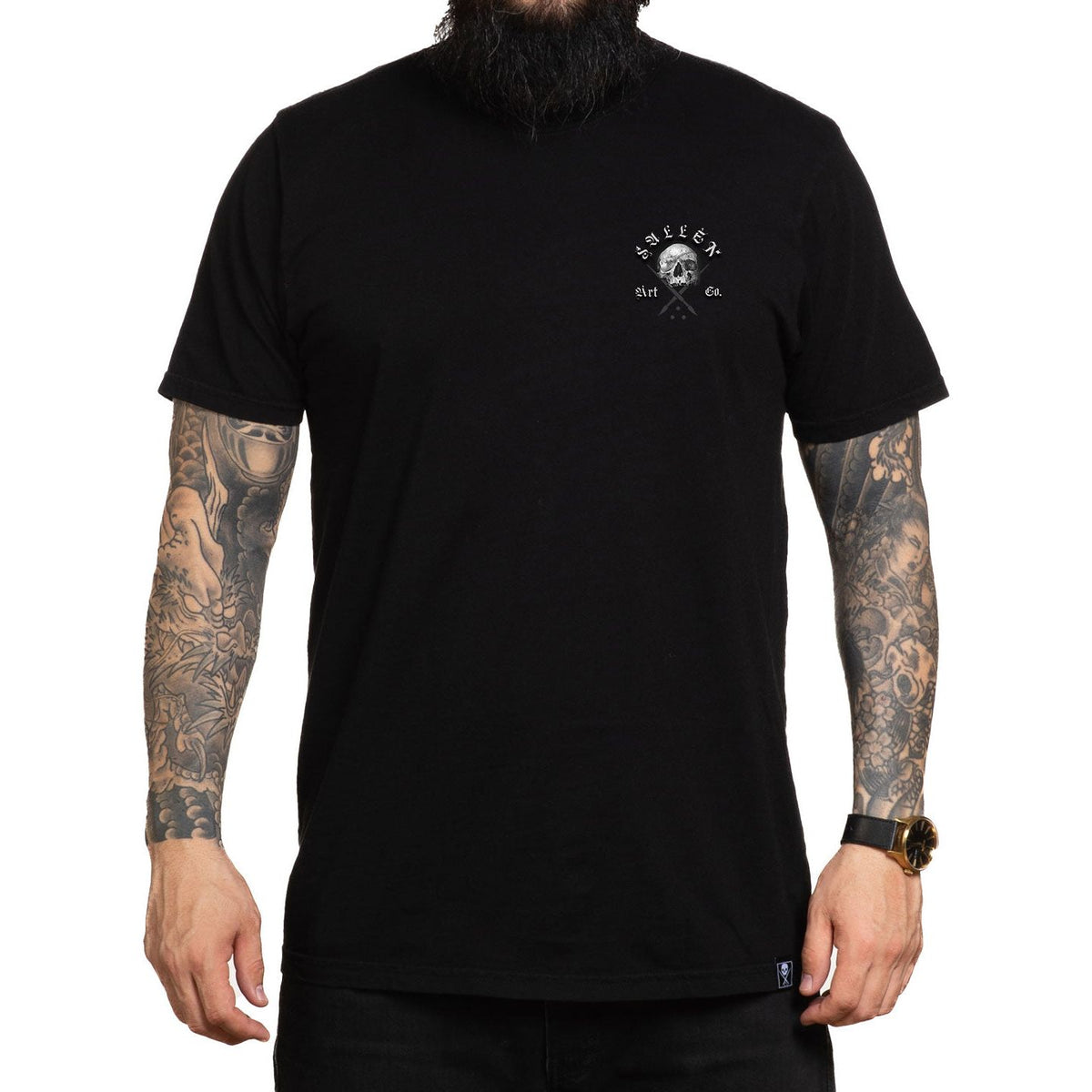 SULLEN ART THE DROWNED S/S TEE JET BLACK T-SHIRT FA24