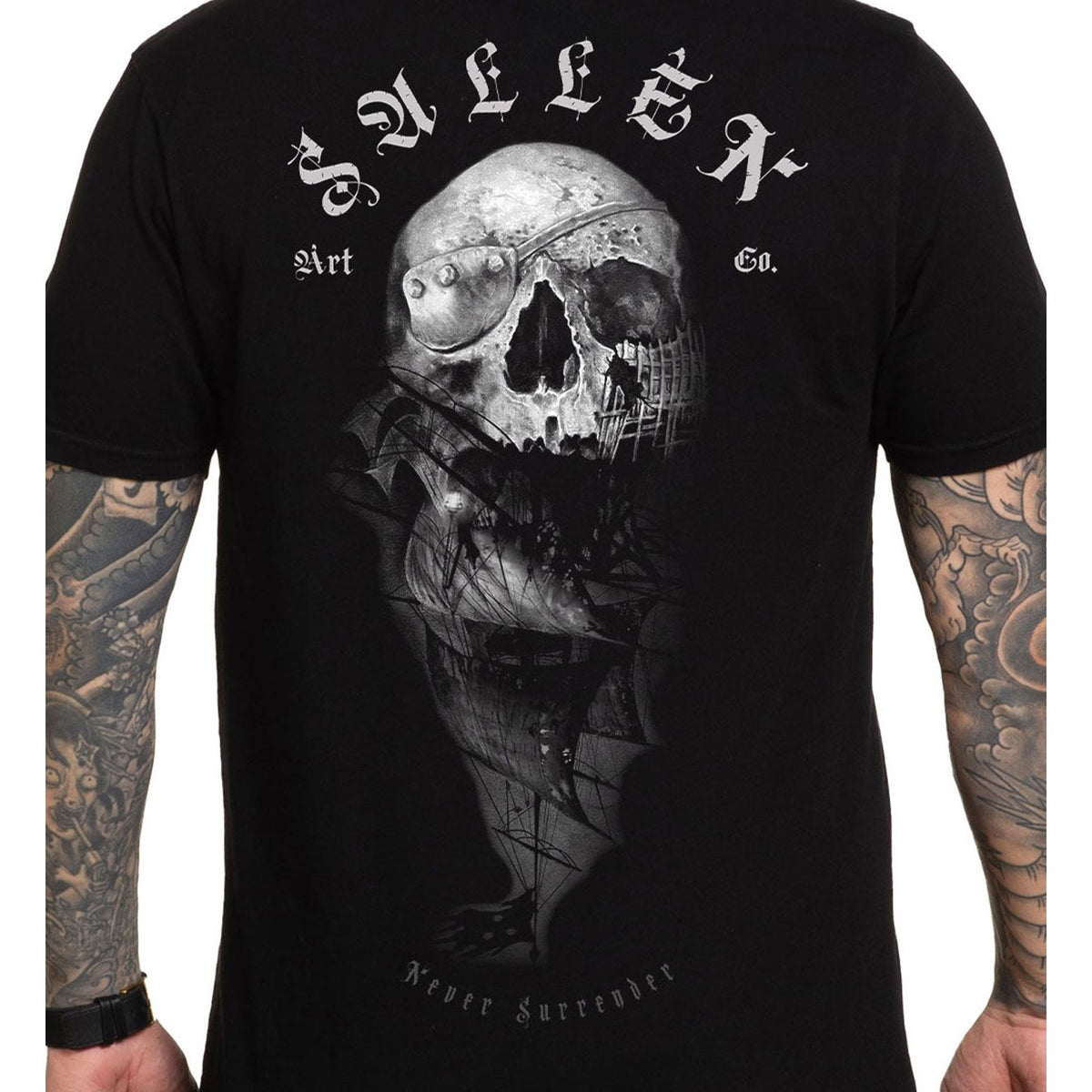 SULLEN ART THE DROWNED S/S TEE JET BLACK T-SHIRT FA24