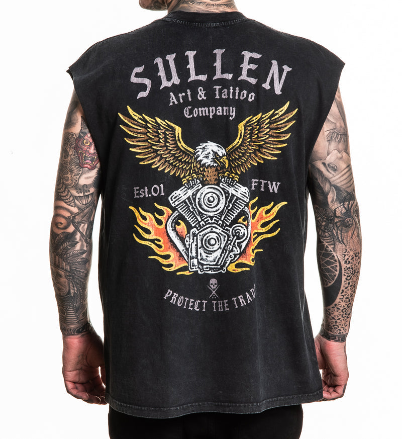 SULLEN LIVE FREE SLEEVLESS TEE